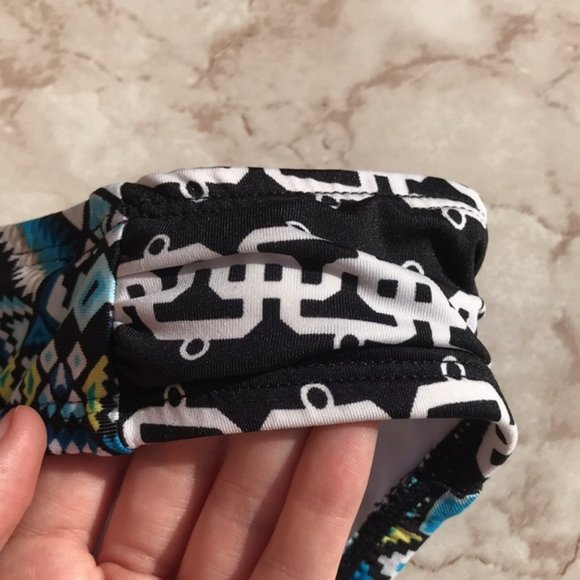 Blue Geometric Print Laundry by Shelli Segal Swim Bottoms - Picture 7 of 15